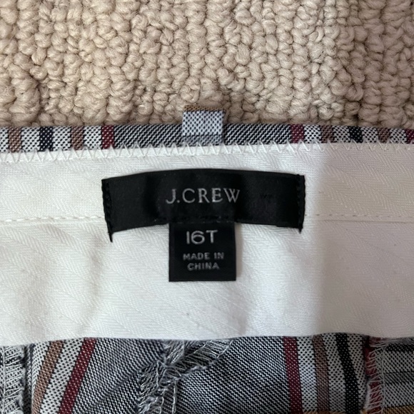 J crew plaid trousers - 16T - Picture 2 of 5